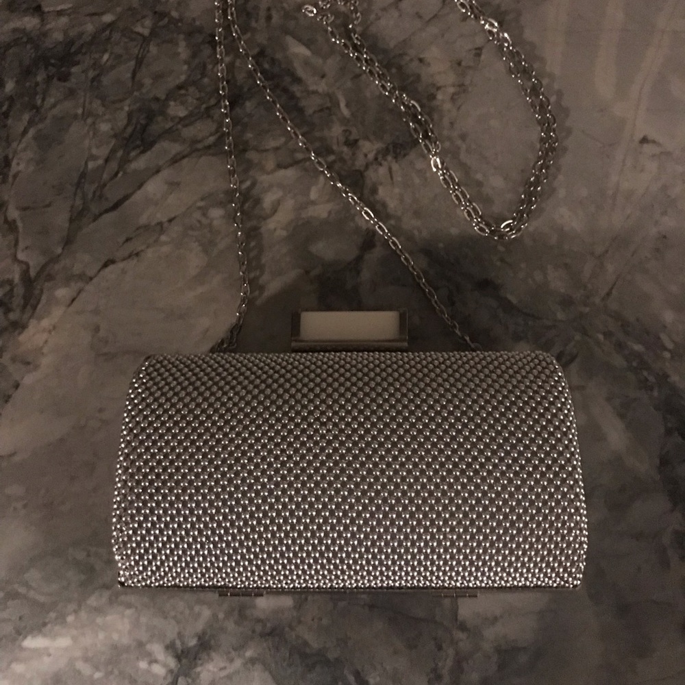 Jessica McClintock Clutch - Silver